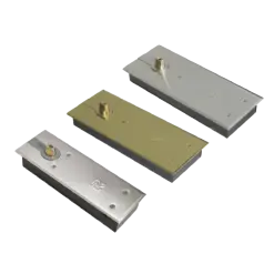 Rutland TS.7104HO.DAX.SS Hold Open Floor Spring & Back Check c/w Cover Plate Satin Stainless Steel