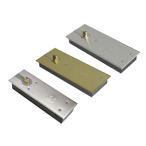 Rutland TS.7104NHO.DAX.SS Non Hold Open Floor Spring & Back Check c/w Cover Plate Satin Stainless Steel