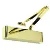 Rutland TS.9205 Door Closer, BC c/w Semi-Radius Cover, Flatbar Armset PVD Brass