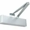 Rutland TS.9205 Door Closer, BC c/w Flatbar Armset, Trimplate Silver