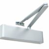Rutland TS.9205 Door Closer, BC c/w Semi-Radius Cover, Flatbar Armset Silver
