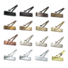 Rutland TS.9205 Door Closer, DABC c/w Semi-Radius Cover, Flatbar Armset Satin Nickel