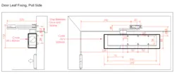 Rutland TS.9205 Door Closer, DABC c/w Semi-Radius Cover, Flatbar Armset Polished Stainless Steel