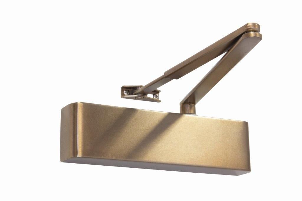 Rutland TS.9205 Door Closer, DABC c/w Semi-Radius Cover, Flatbar Armset Light Bronze