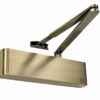 Rutland TS.9205 Door Closer, DABC c/w Semi-Radius Cover, Flatbar Armset Antique Brass