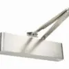 Rutland TS.9206 Door Closer c/w Semi-Radius Cover & Flatbar Armset Polished Stainless Steel
