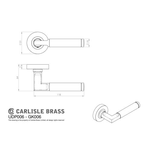 Carlisle Brass Belas Latch Pack - Ultimate Door Pack Udp006Mb/Intb Matt Black