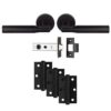 Carlisle Brass Belas Latch Pack - Ultimate Door Pack Udp006Mb/Intb Matt Black