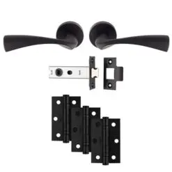 Carlisle Brass Sintra Latch Pack - Ultimate Door Pack Udp007Mb/Intb Matt Black
