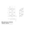 Carlisle Brass Sines Latch Pack - Ultimate Door Pack Udp008Mb/Intb Matt Black