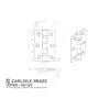 Carlisle Brass UDP009SN/INTB Tavira Latch Pack - Ultimate Door Pack Satin Nickel