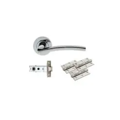 CARLISLE BRASS - UDP009CP-INTB TAVIRA LATCH PACK - ULTIMATE DOOR PACK