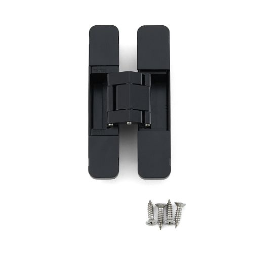 Sugastsune Hes3D-120Bl 3-Way Adjustable Concealed Hinge Black