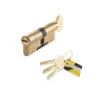 HS T/T Cyl TS007 1 STAR 40/40 Brass K/D 3 Keys