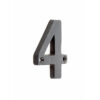 75mm Numeral 4 Black finish