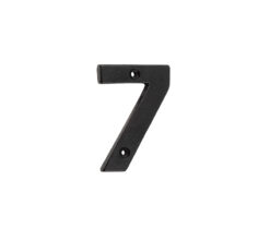 75mm Numeral 7 Black finish