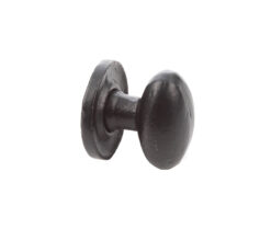 27x36mm Oval cabinet knob Black finish