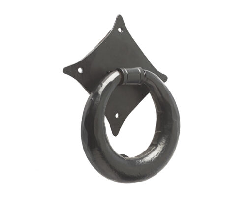 165x114mm Ring door knocker Black finish