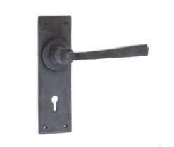 Valley Forge lever lock set Beeswax Finish