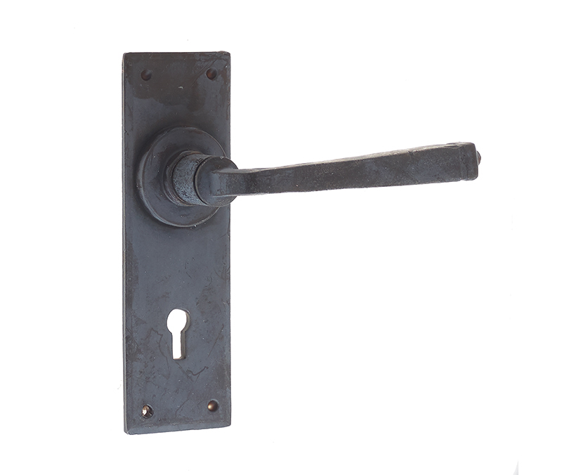 Valley Forge lever lock set Beeswax Finish