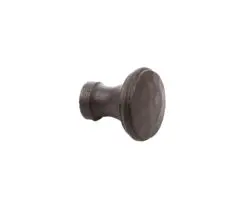 20mm Hammered cabinet knob Beeswax finish
