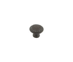 40mm Hammered Cabinet knob Beeswax finish