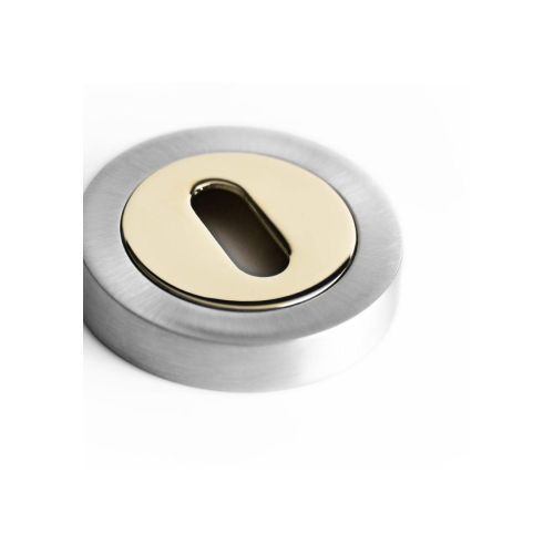 Frelan Standard keyway Escutcheon JV503PBSC Polished Brass