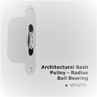 WF4770PVD Architectural Sash Pulley-Radius Ball Bearing