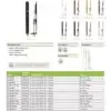 Zoo Hardware ZAS03RPVDSB Door Handle Action Flush Bolt Favo Satin Brass- Radius 20 x 200mm