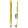Zoo Hardware ZAS03RPVDSB Door Handle Action Flush Bolt Favo Satin Brass- Radius 20 x 200mm
