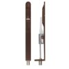 Zoo Hardware ZAS03R-ETB Door Handle Action Flush Bolt - Radius 20 x 200mm - PVD Etna Bronze