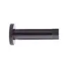 Zoo Hardware ZAS07-ETB Door Stop - Cylinder - 70mm Projection With Rose - PVD Etna Bronze