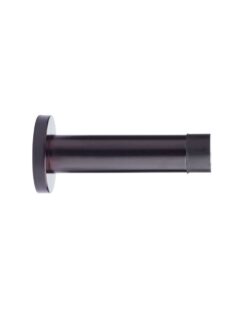 Zoo Hardware ZAS07-ETB Door Stop - Cylinder - 70mm Projection With Rose - PVD Etna Bronze