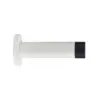 Zoo Hardware ZAS07-PCW Door Stop - Cylinder - 70mm Projection With Rose - Powder Coated Matt White
