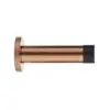 Zoo Hardware ZAS07-TRG Door Stop Floor Mounted - Oval - Tuscan Rose Gold