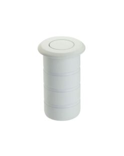 Zoo Hardware ZAS14-PCW Dust socket for flush bolt-concrete 20x38mm - White Finish