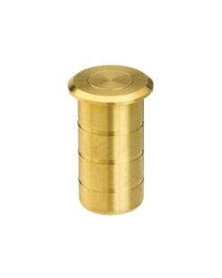 Zoo Hardware ZAS14-PVDSB Dust socket for flush bolt-concrete 20x38mm - Satin Brass Finish