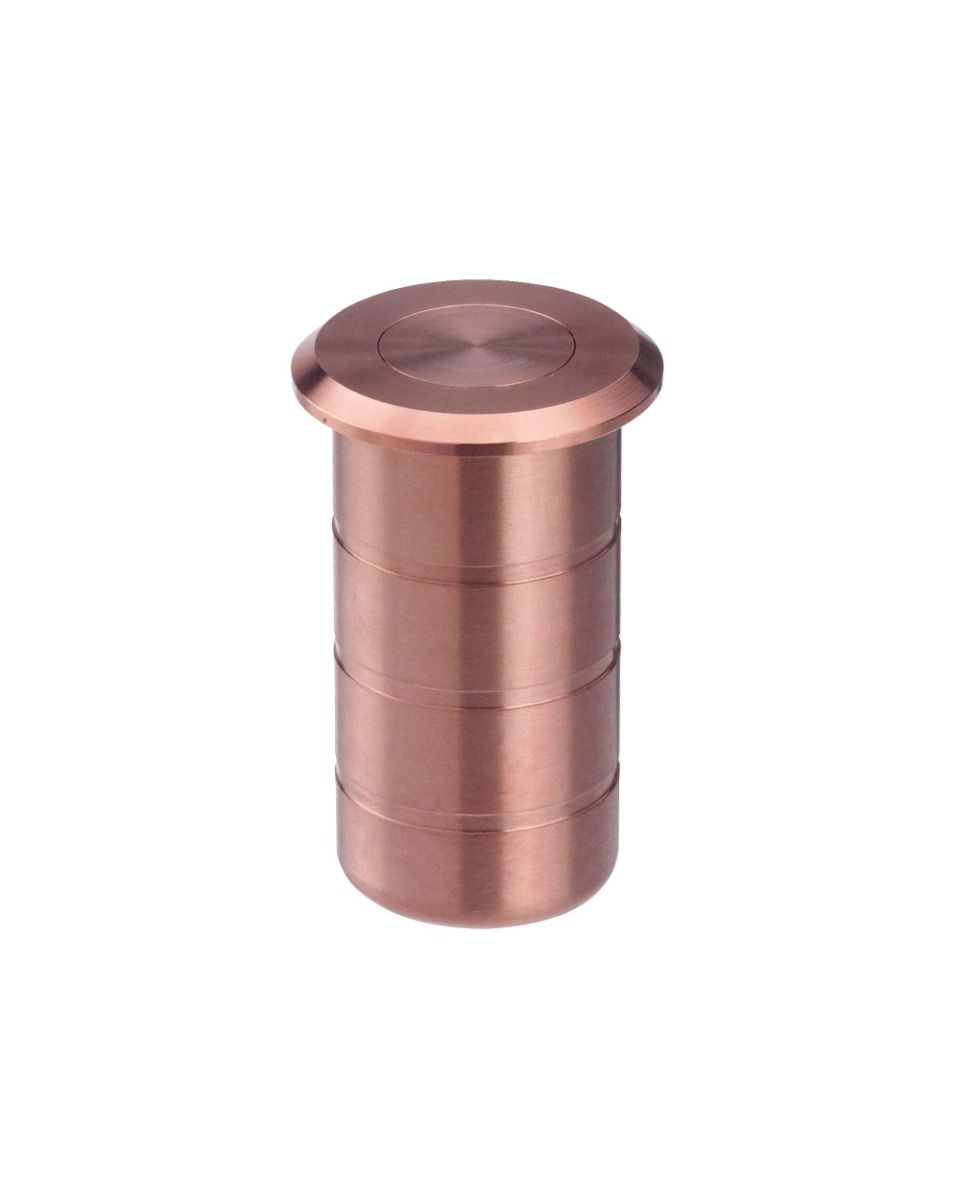 Zoo Hardware ZAS14-TRG Dust socket for flush bolt-concrete 20x38mm - Rose Gold Finish