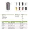 Zoo Hardware ZAS14-PCB Dust socket for flush bolt-concrete 20x38mm - Black Finish
