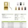 Zoo Hardware ZAS16-PCW Cylinder Latch Pull - Euro Profile - 88mm x 43mm - PCW