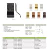 Zoo Hardware ZAS19-ETB Cylinder Latch Pull - Blank Profile - 88mm x 43mm - ETB