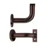 Zoo Hardware ZAS45-ETB Handrail Bracket - PVD Etna Bronze