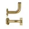 Zoo Hardware ZAS45-FSB Handrail Bracket - Favo Satin Brass