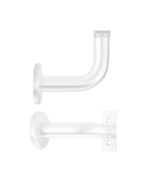 Zoo Hardware ZAS45-PCW Handrail Bracket - Powder Coated Matt White