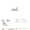 Zoo Hardware ZAS75-FSB Wall Mounted Coat Hook With Rose