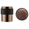 Zoo Hardware ZAS85-PVDBZ Door Stop Floor Mounted - Round Collar - Flat Top - PVD Bronze