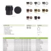 Zoo Hardware ZAS85-TRG Door Stop Floor Mounted - Round Collar - Flat Top - Tuscan Rose Gold