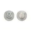 Zoo Hardware Turn and HEX Release with Indicator on 52mm rose- Push On Cover - 5mm spindle - Grade 304 ZCS004ISS-HEX