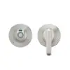 Zoo Hardware Disabled Turn and HEX Release with Indicator on 52mm rose- Push On Cover - 5mm spindle - Grade 304 ZCS006ISS-HEX