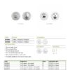 Zoo Hardware Turn and HEX Release with Indicator on 52mm rose- Push On Cover - 5mm spindle - Grade 304 ZCS004ISS-HEX